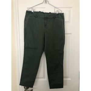 Old Navy Green Pixie Pants